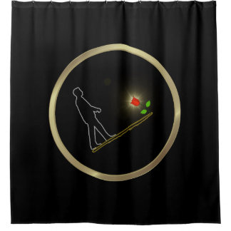 Gift Bag minimal art Shower Curtain