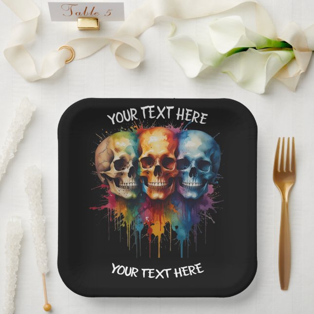 Gift Bag Paper Plate (Wedding)