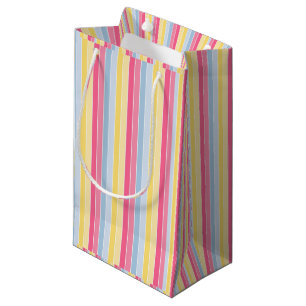 Gift Bag Pastel Stripe