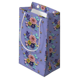 Gift Bag Purple Floral