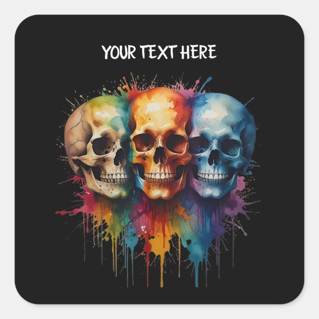 Gift Bag Square Sticker (Front)