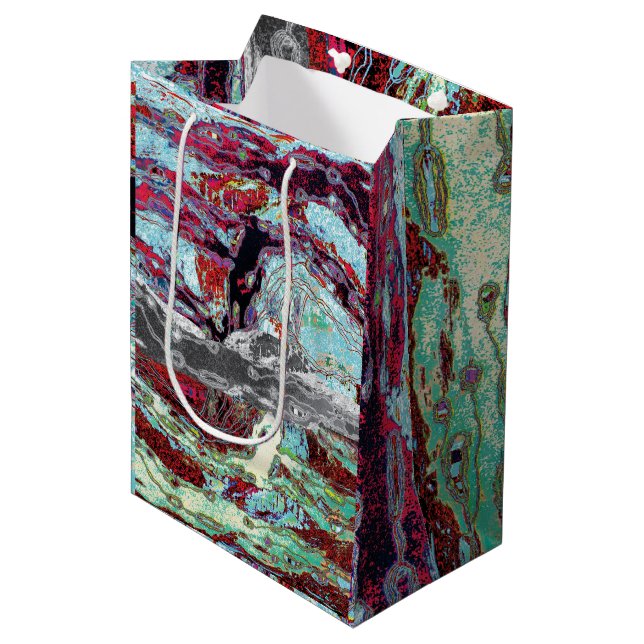 Gift Bag – Strata Pulse (Front Angled)