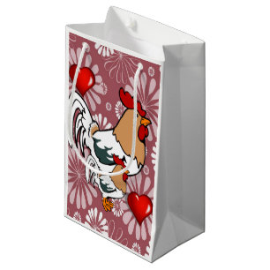 Gift Bag Valentine's Chicken