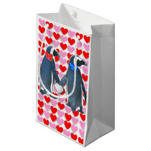 Gift Bag Valentine's Penguin
