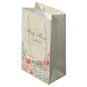 GIFT BAG   Vintage Floral Storybook Baby Shower