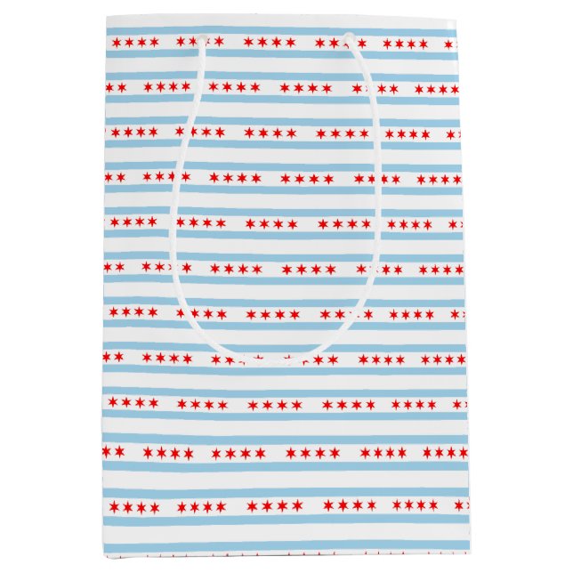 Gift Bag with flag of Chicago, USA (Front)