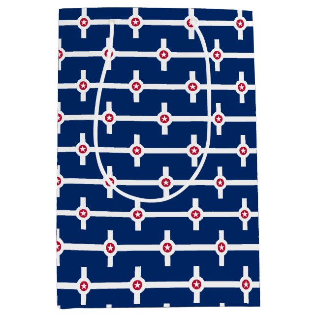 Gift Bag with flag of Indianapolis, USA (Front)