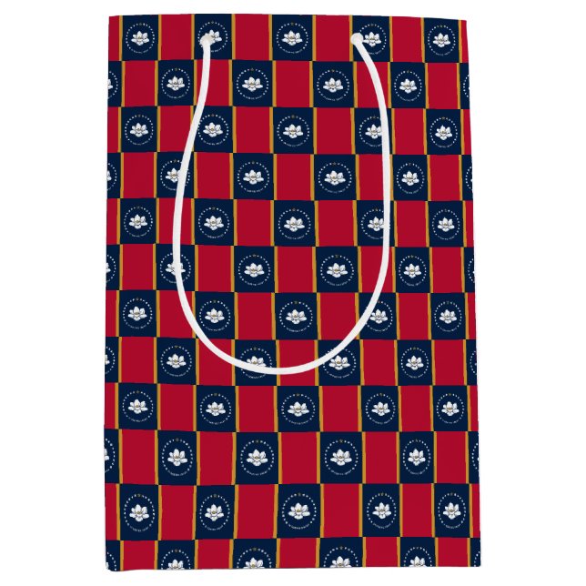 Gift Bag with flag of Mississippi, USA (Front)
