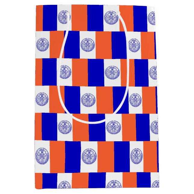 Gift Bag with flag of New York City, USA (Front)