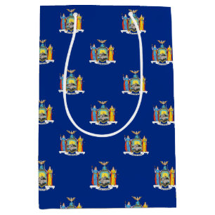 Gift Bag with flag of New York, USA