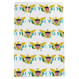 Gift Bag with flag of Virgin Islands, USA