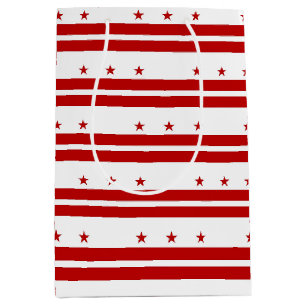 Gift Bag with flag of Washington DC, USA