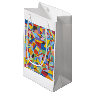 Gift Bag with Fun Bright Colours and Bold Design