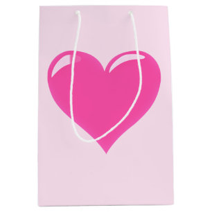 Gift Bag with Pink Heart