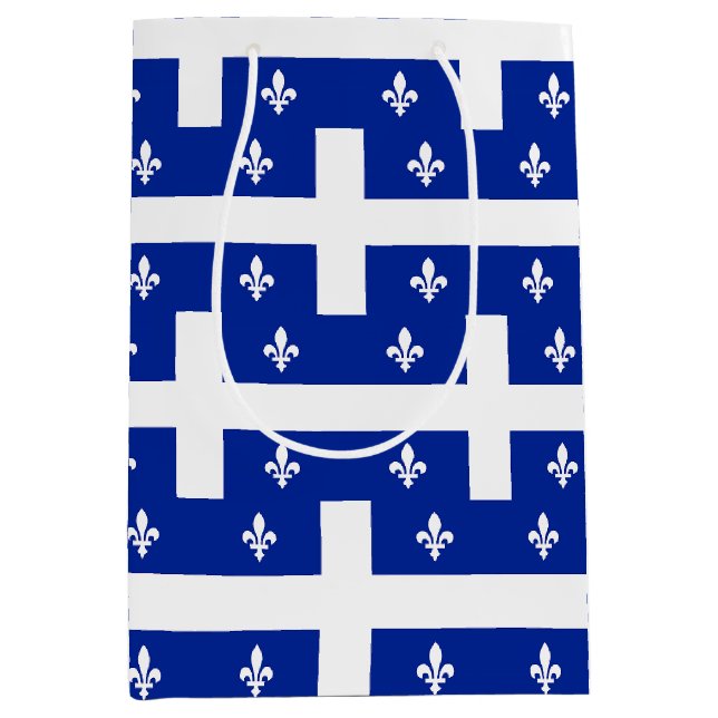 Gift Bag with Quebec flag, Canada (Front)