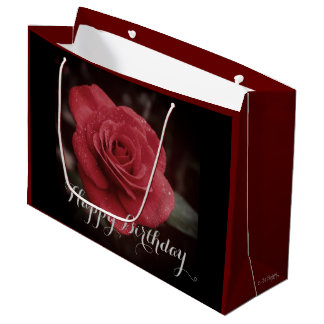 Gift bag with rose