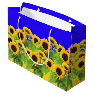 Gift Bag with Sunflowers