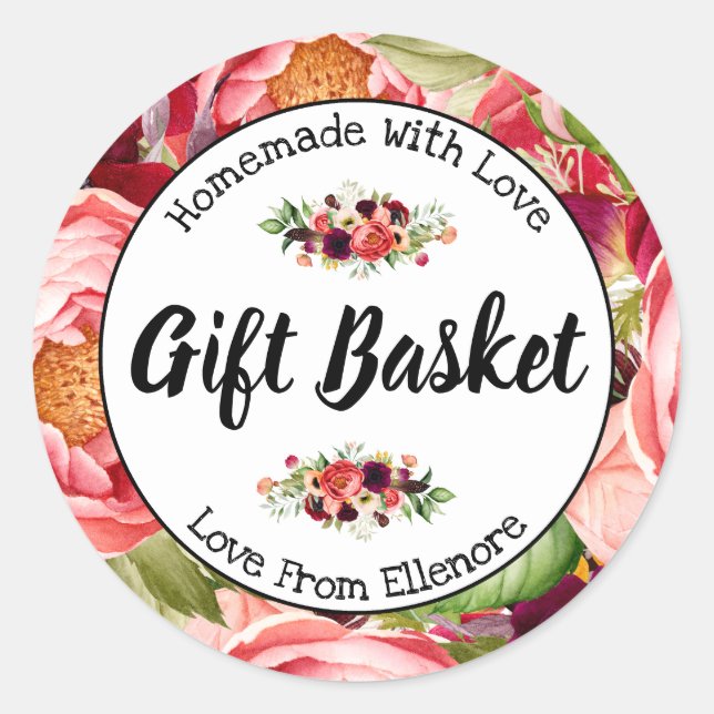 Gift Basket Label (Front)