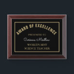 Gift! Best Science Teacher Award Plaque<br><div class="desc">Give an award to be cherished!</div>