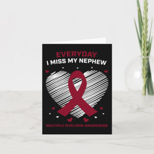 Gift Blood Cancer Products Nephew Multiple Myeloma Card
