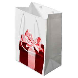 Gift Box with satin bow Medium Gift Bag