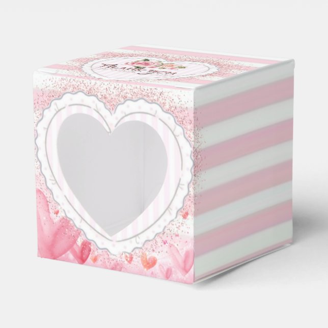 gift box with thanks and heart (Front Side)