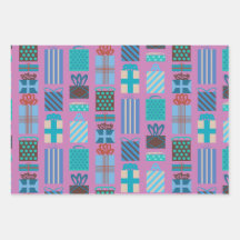 Gift Boxes Wrapping Paper