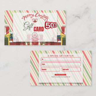 Gift Business card 50% off