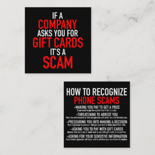 Gift Card Scam - Scam Prevention
