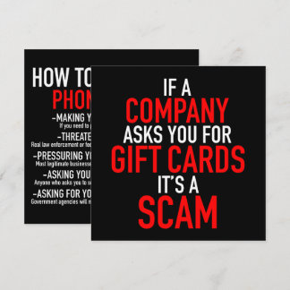 Gift Card Scam - Scam Prevention