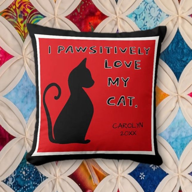 Gift!Cat Lover's cute cutom Throw Pillow (Creator Uploaded)