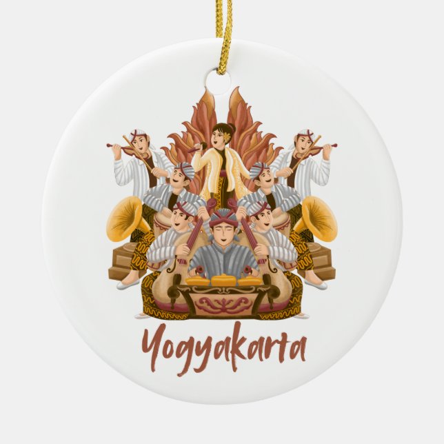 Gift Ceramic Ornament (Front)