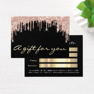 Gift Certificate Black Rose Eyelash Makeup Hair