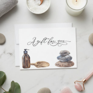 Gift Certificate Day Spa Salon Massage 