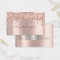 Gift Certificate Drips Sparkly Grey  Makeup Small