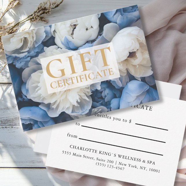 GIFT CERTIFICATE  | Floral | (CUSTOM GIFT CERTIFICATE  | Floral |)