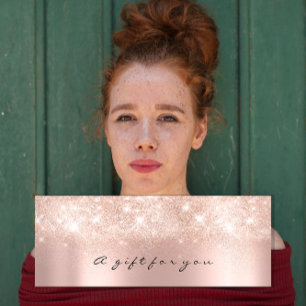 Gift Certificate Glitter Spark Grey  Makeup Small1