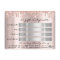 Gift Certificate Holidays Beauty Rose Makeup Lash