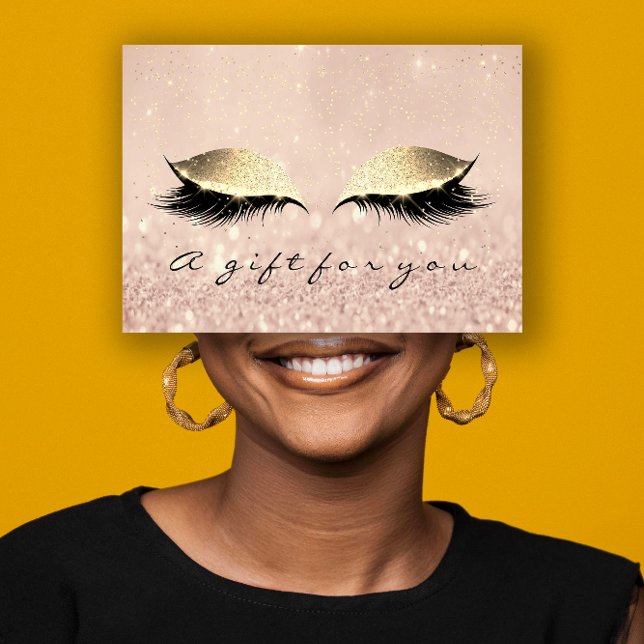 Gift Certificate Makeup Artist Gold Lash Beauty (Gift Certificate Makeup Artist Gold Lash Beauty)