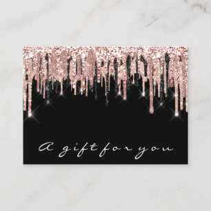 Gift Certificate Makeup Eyelash Hair Nails Black