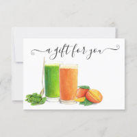 Gift Certificate Nutritionalist Smoothie