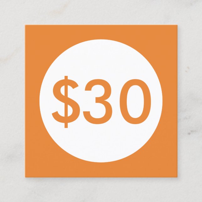 gift certificate orange spot (Front)