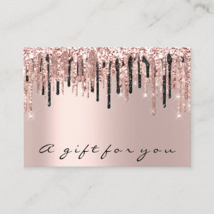 Gift Certificate Rose Makeup Eyelash Hair Nails
