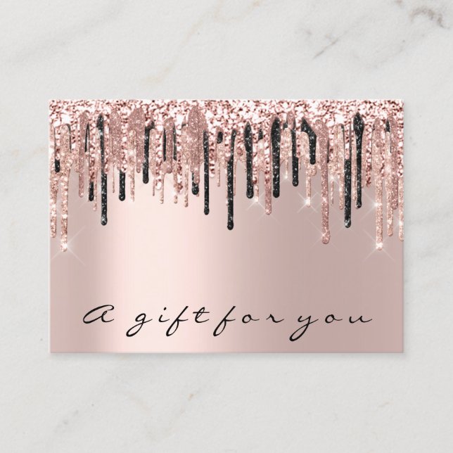 Gift Certificate Rose Makeup Eyelash Hairdresser (Front)