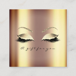 Gift Certificate Sepia Gold Lashes Makeup Artist
