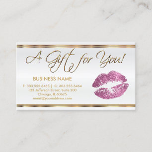 Gift Certificate So Pink Lipstick Business