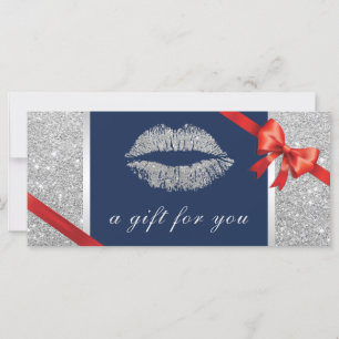 Gift Certificates Silver Glam Lips Beauty Salon