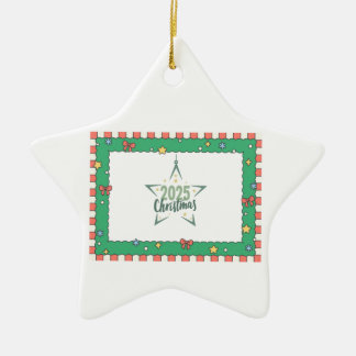 Gift Christmas  Ceramic Ornament