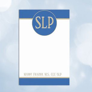 Gift! Customised Speech Pathologist post it notes