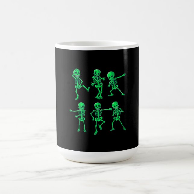 Gift Dance| Halloween Dancing Skeletons Dance Gift Coffee Mug (Center)